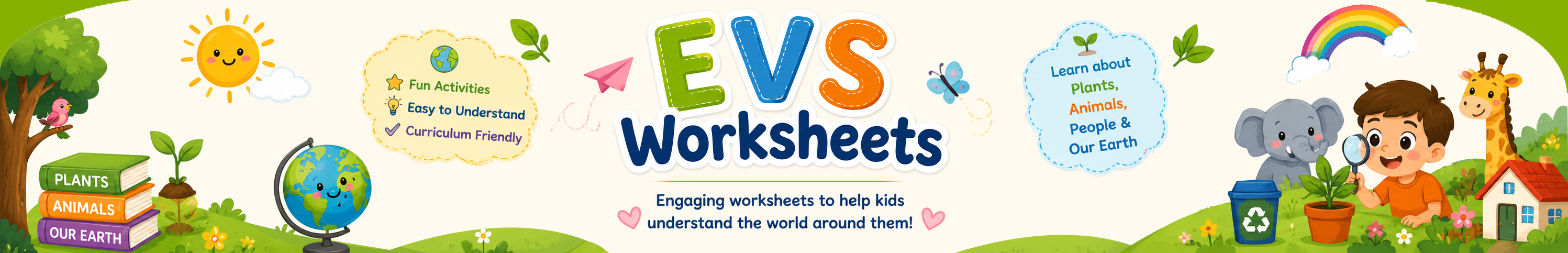 EVS Worksheets Banner